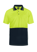 HI VIS LIGHT WEIGHT SHORT SLEEVE MICROMESH POLO WITH POCKET WSP208