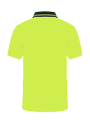 HI VIS LIGHT WEIGHT SHORT SLEEVE MICROMESH POLO WITH POCKET WSP208