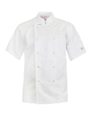 EXEC CHEF JACKET WITH STUDS SHORT SLEEVE CJ040