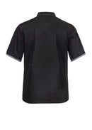 EXEC CHEF JACKET VENT BK SHORT SLEEVE