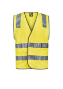 UNISEX HI VIS VEST WITH TAPE WV7001