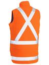 Taped Hi Vis Puffer Vest with X Back BV0379XT