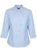 Women'sOxford 1025WL OXFORD WEAVE 3/4 SLEEVE SHIRT
