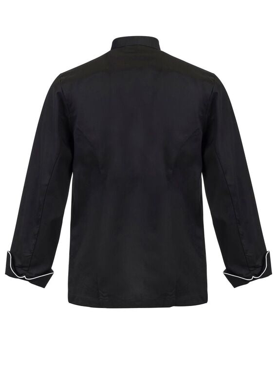 EXEC CHEF JACKET WITH PIPING  LONG SLEEVE