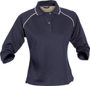 COOL DRY 1140 LADIES 3/4S SLEEVE POLOS