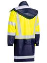 Taped Hi Vis Stretch PU Rain Coat BJ6935HT