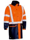 Taped Hi Vis Stretch PU Rain Coat BJ6935HT
