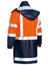 Taped Hi Vis Stretch PU Rain Coat BJ6935HT