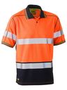 Taped Hi Vis Polyester Mesh Polo BK1219T