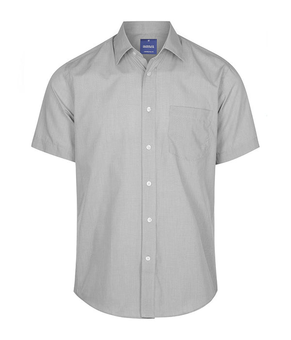 Men's Windsor 1267S PUPPY TOOTH SHORT SLEEVE SHIRT