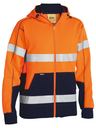 Taped Hi Vis Fleece Hoodie BK6819T