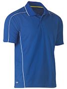 Cool Mesh Polo with Reflective Piping BK1425