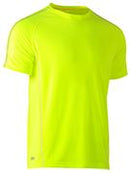Cool Mesh Tee with Reflective Piping BK1426