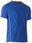 Cool Mesh Tee with Reflective Piping BK1426
