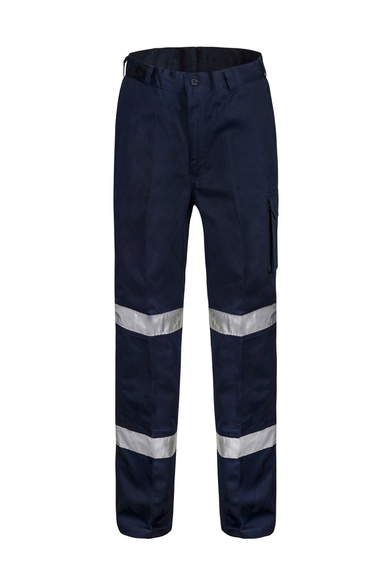 MODERN FIT MID-WEIGHT CARGO COTTON DRILL TROUSER WITH CSR REFLECTIVE TAPE WP3065