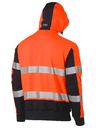 Taped Two Tone Hi Vis Contrast 4 Way Stretchy Hoodie BK6815T