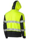 Taped Two Tone Hi Vis Contrast 4 Way Stretchy Hoodie BK6815T