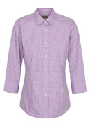 Women's Westgarth 1637WZ GINGHAM 3/4 SLEEVE SHIRT