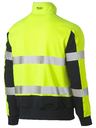 Taped Two Tone Hi Vis Contrast Stretchy 1/4 Zip Pullover BK6817T