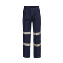 CLASSIC PLEAT COTTON DRILL TROUSER WITH INDUSTRIAL LAUNDRY REFLECTIVE TAPE WS3045