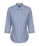 Women's Degraves 1710WL ROYAL OXFORD 3/4 SLEEVE SHIRT