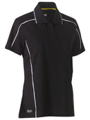 Women's Cool Mesh Polo with Reflective Piping