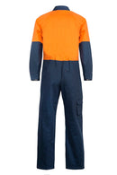 HI VIS TWO TONE COTTON DRILL COVERALLS WC3051