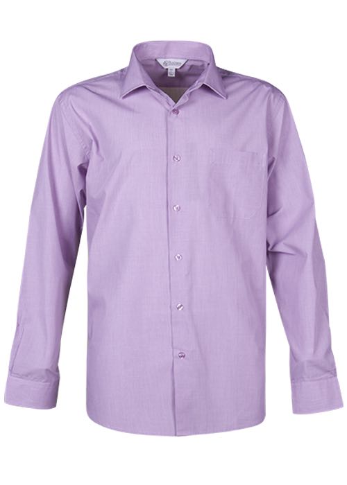 Mens Grange Long Sleeve Mauve