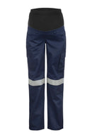 MATERNITY CARGO COTTON DRILL TROUSER WITH CSR REFLECTIVE TAPE WPL080