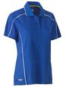 Women's Cool Mesh Polo with Reflective Piping BKL1425