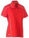 Women's Cool Mesh Polo with Reflective Piping BKL1425