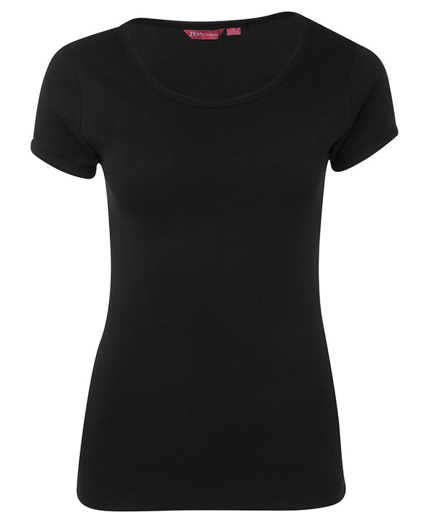 LADIES SCOOP NECK TEE 1LSNT