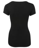 LADIES SCOOP NECK TEE 1LSNT