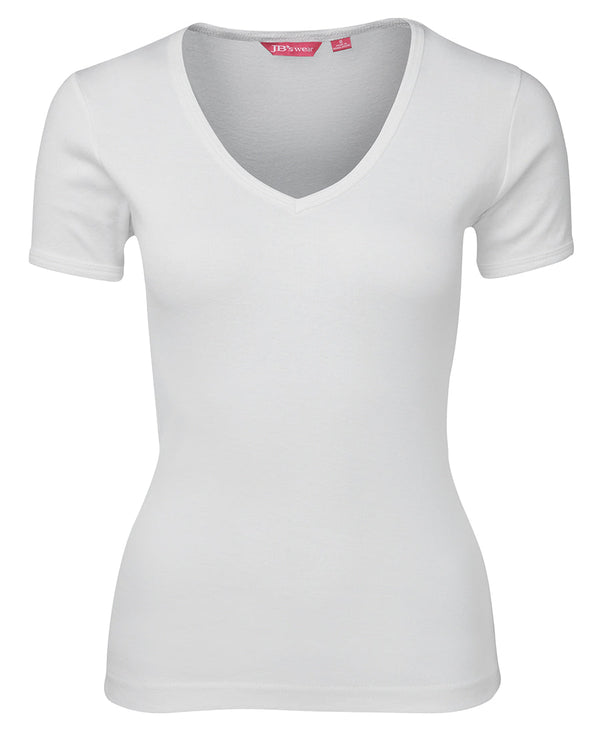 LADIES V-NECK TEE 1LV