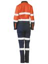 Women's Taped Hi Vis Cotton Drill Coverall BCL6066T