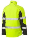 Taped Hi Vis Puffer Jacket with Stand Collar BJ6829T