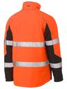 Taped Hi Vis Puffer Jacket with Stand Collar BJ6829T