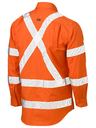 X Taped Biomotion Hi Vis Cool Lightweight Drill Shirt BS6166XT
