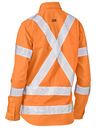 Women's X Taped Biomotion Hi Vis Cool Lightweight Drill Shirt BL6166XT