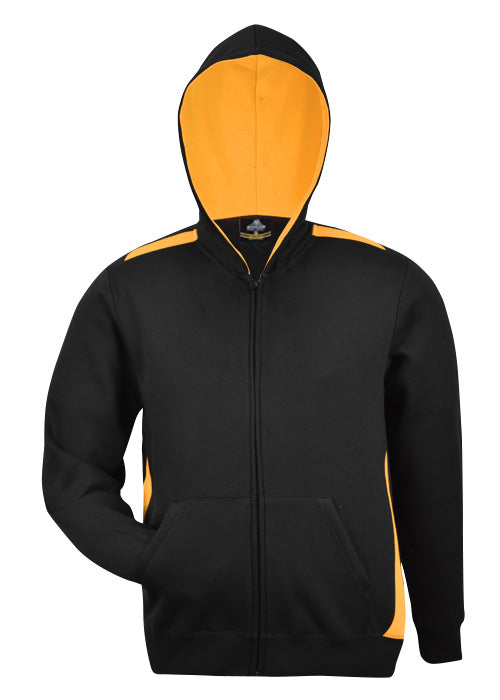 Kids Franklin Zip Hood 3508 Black/Gold Size 8 Stock Clearance