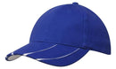 Brushed Heavy Cotton Cap with Laminated Two-Tone Peak