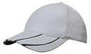 Brushed Heavy Cotton Cap with Laminated Two-Tone Peak