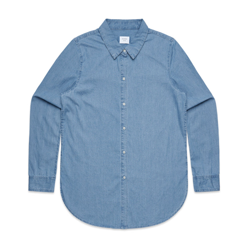 4042 Wos Blue Denim Shirt