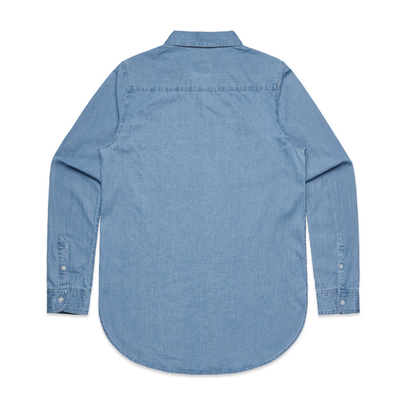 4042 Wos Blue Denim Shirt