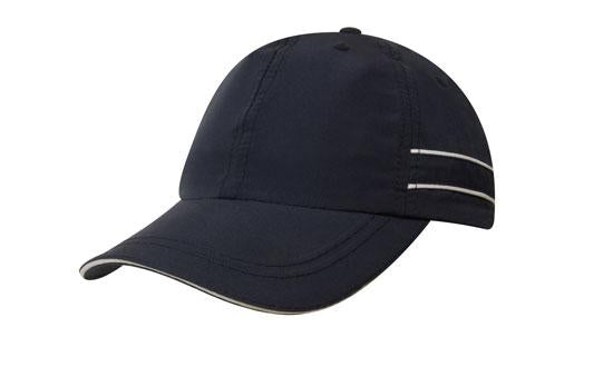 Microfibre Sports Cap with Piping and Sandwich