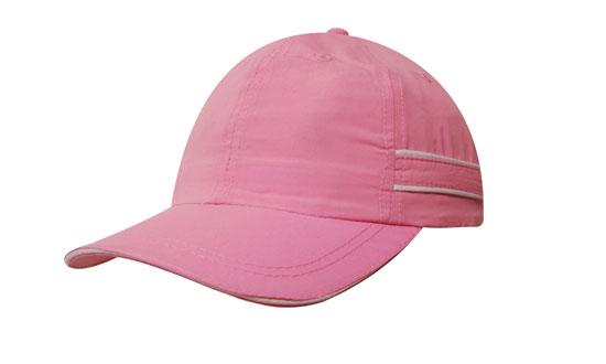 Microfibre Sports Cap with Piping and Sandwich