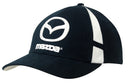 Brushed Heavy Cotton Cap with Crown Inserts & Contrasting Peak Under & Strap