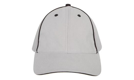 Brushed Chino Twill Cap with High Tech Mesh