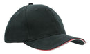 Brushed Heavy Cotton Cap with Double Sandwich