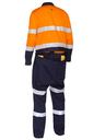 Taped Hi Vis Work Coverall with Waist Zip Opening BC6066T